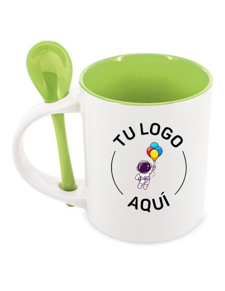 Taza con cuchara