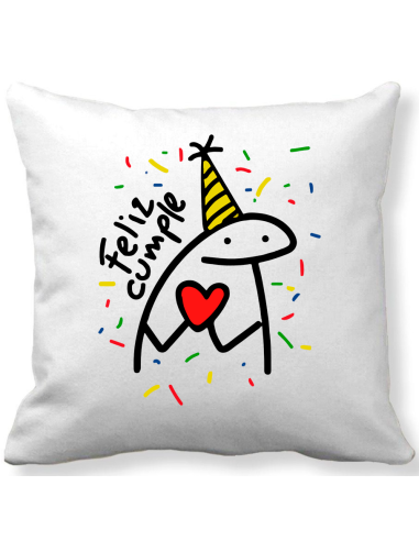 Cojín feliz cumpleaños
