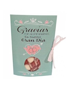 Tarjeta chuches boda