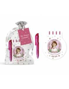 Libreta comunión niña