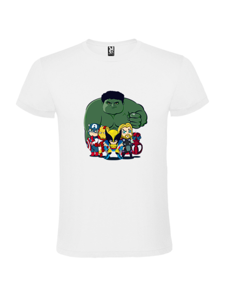Marvel en grupo ilustración