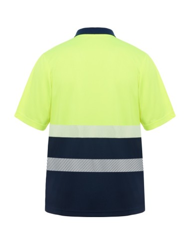 Polo alta visibilidad manga corta