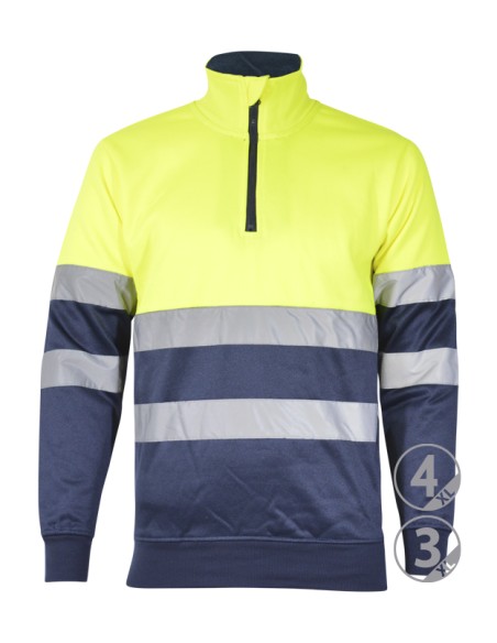 Sudadera con media cremallera