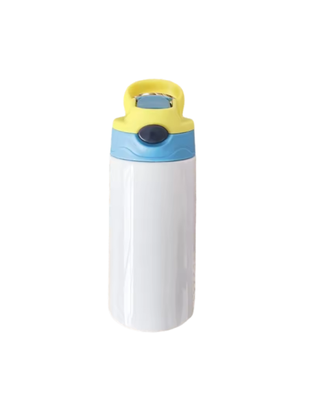 Botella con tapa abatible