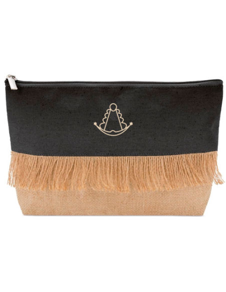 Bolso neceser con flecos