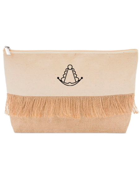 Bolso neceser con flecos
