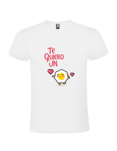 Camiseta te quiero un huevo