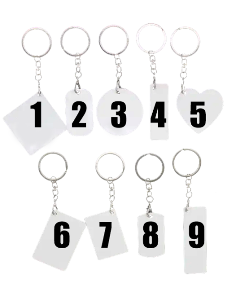 Llaveros metal anti arañazos