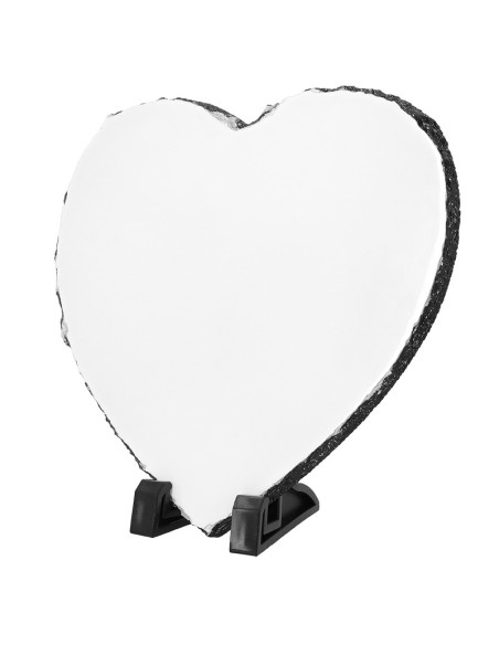 Piedra con foto corazón